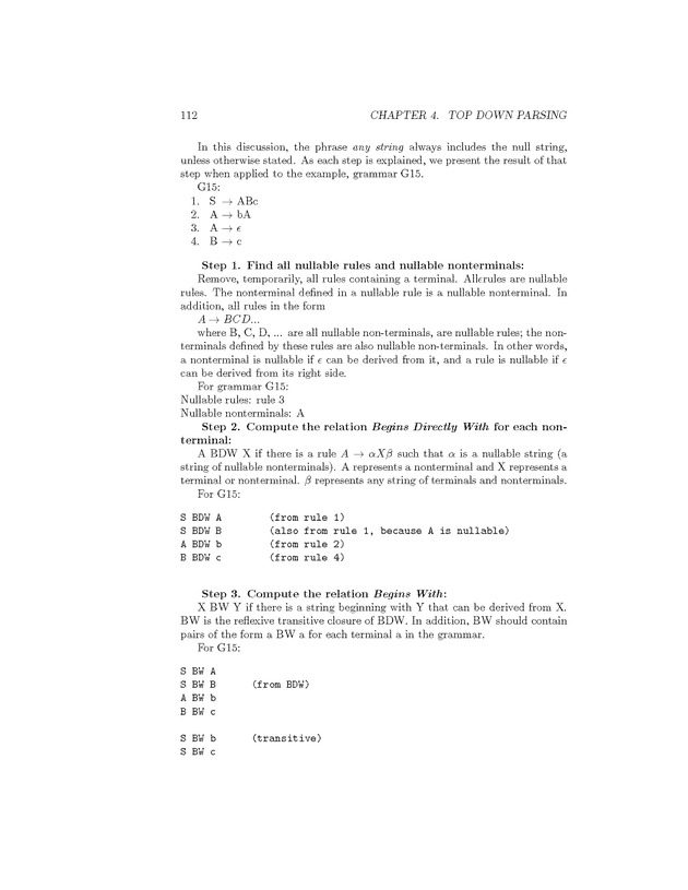 Compiler Design: Theory, Tools, and Examples - Page 112